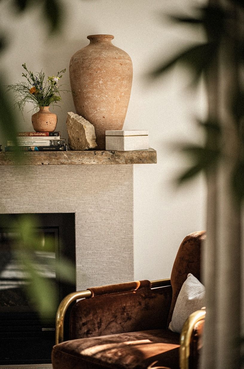 Finish with one oversized ceramic statement piece
