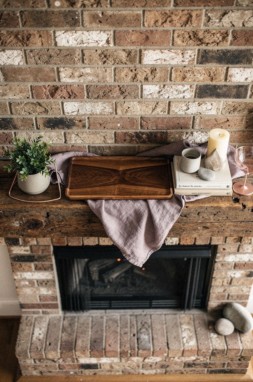 What does real brick actually need above it?
