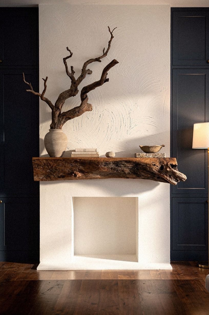 Finish with one oversized sculptural branch