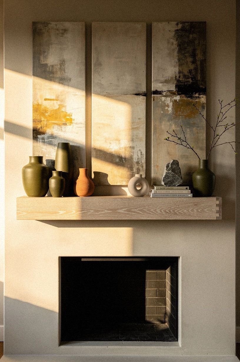 16 Large Mantel Decor Ideas to Fill a Wide Fireplace Without Clutter