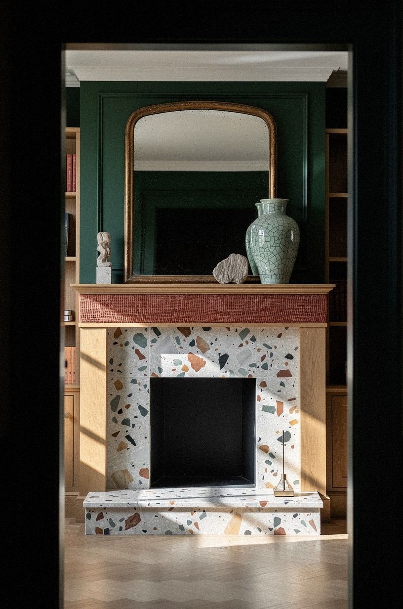 Lean an antique mirror off center: The Collected-Not-Centered Rule