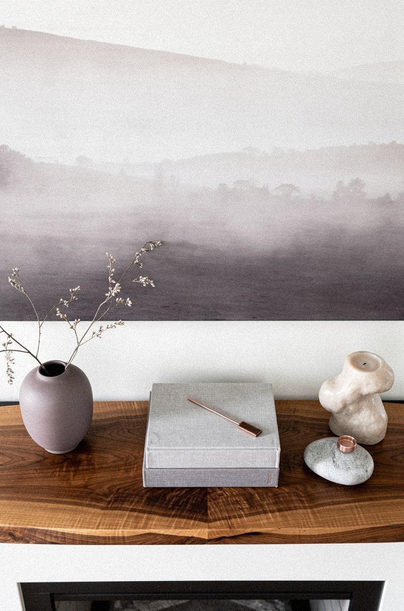 Pick one oversized landscape for quiet color