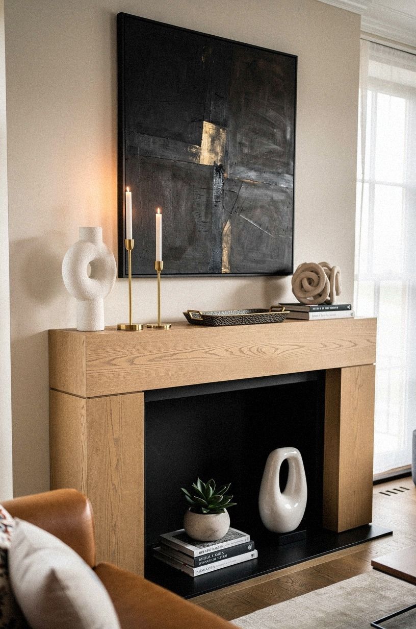 Place brass candlesticks below the dark corner