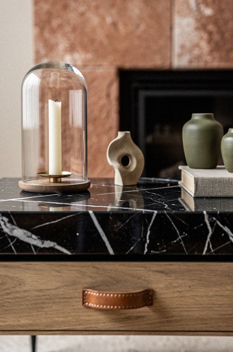 Anchor one corner with a candle cloche