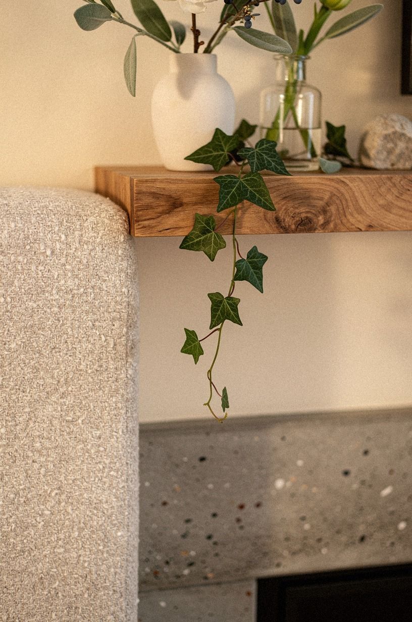 Let ivy trail softly past the corner