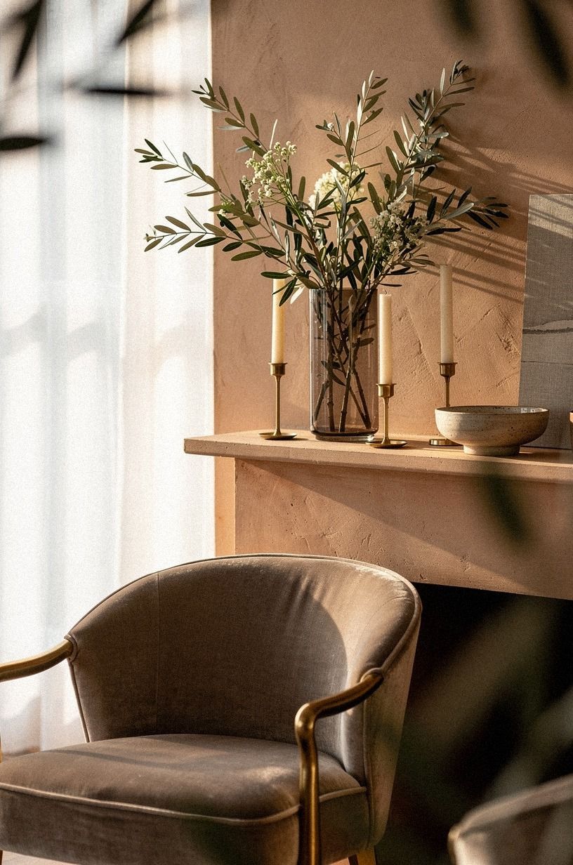 Did olive stems and cream taper candles earn their spot?