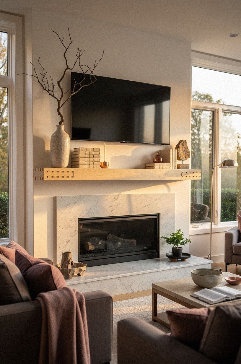Style the One-Move Lift with a Carrara marble vase