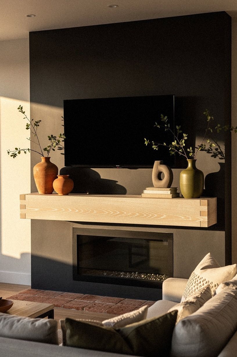 I Finally Made My TV Above the Mantel Blend In, Not Stand Out