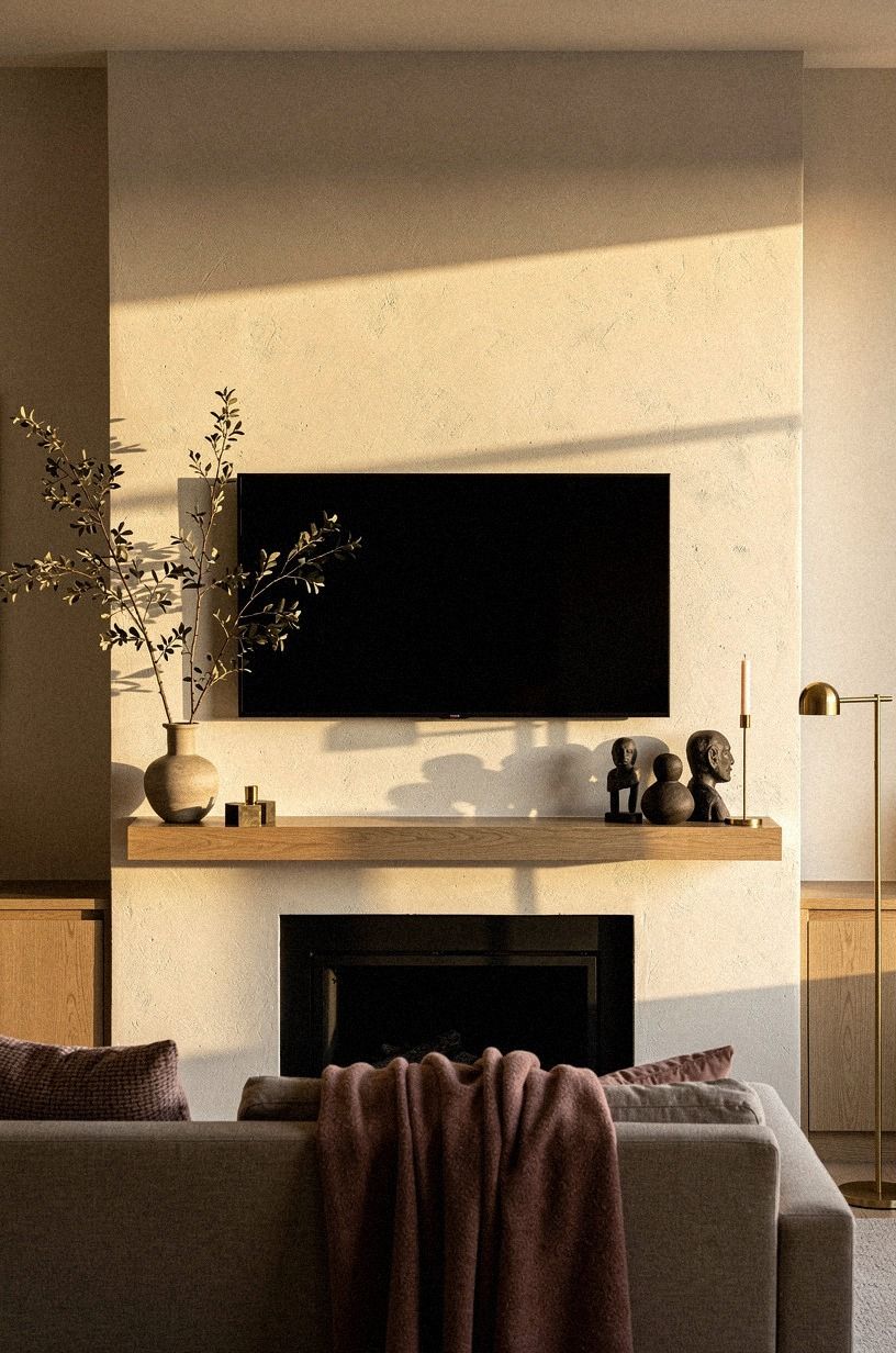 Soften the screen with asymmetrical branches