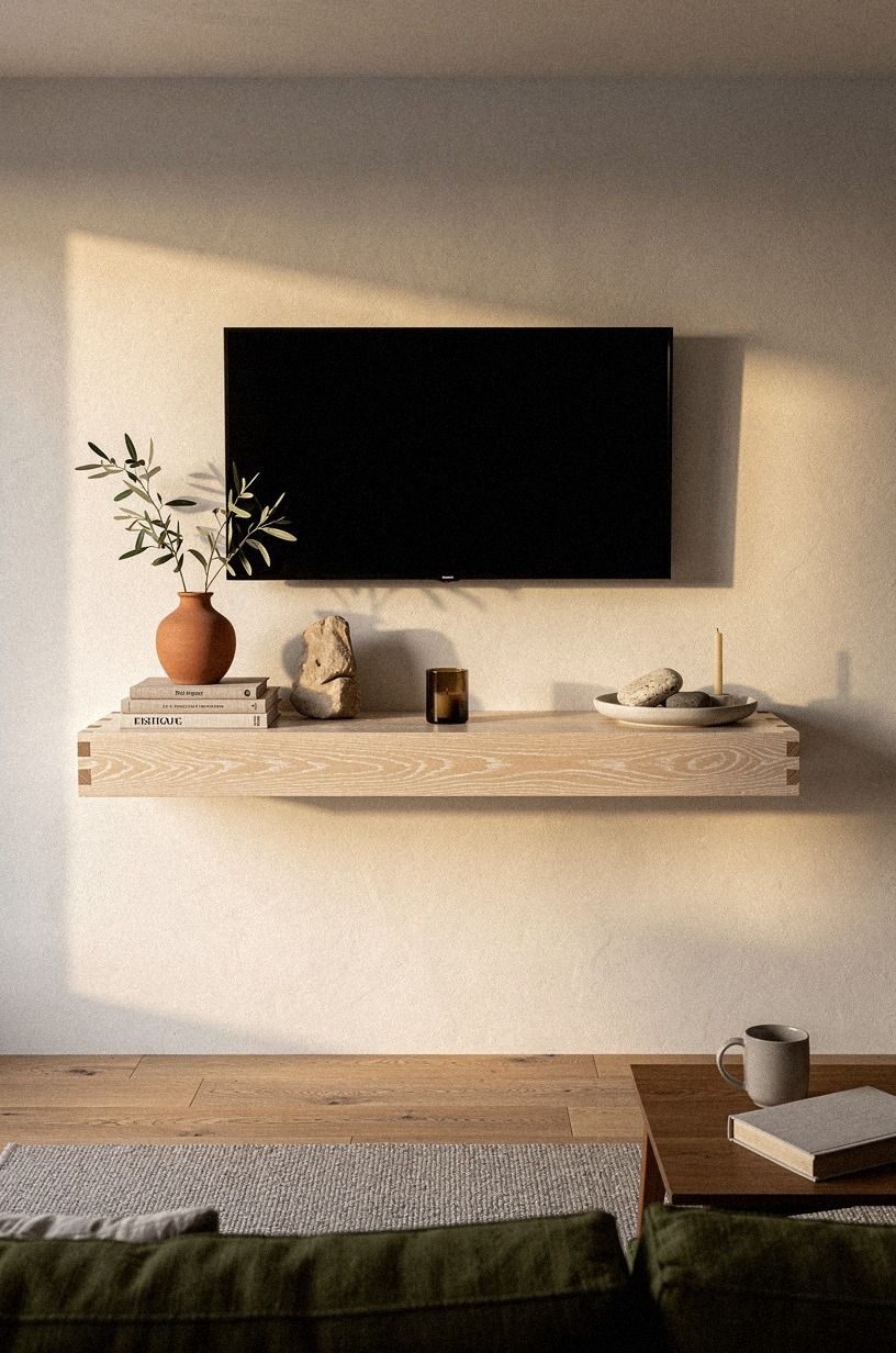 How to Style a Mantel So the TV Does Not Take Over
