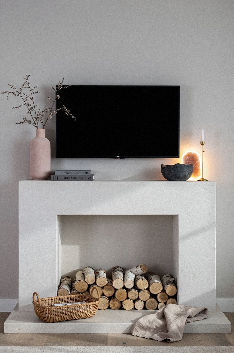 Do stacked birch logs actually work on the hearth?