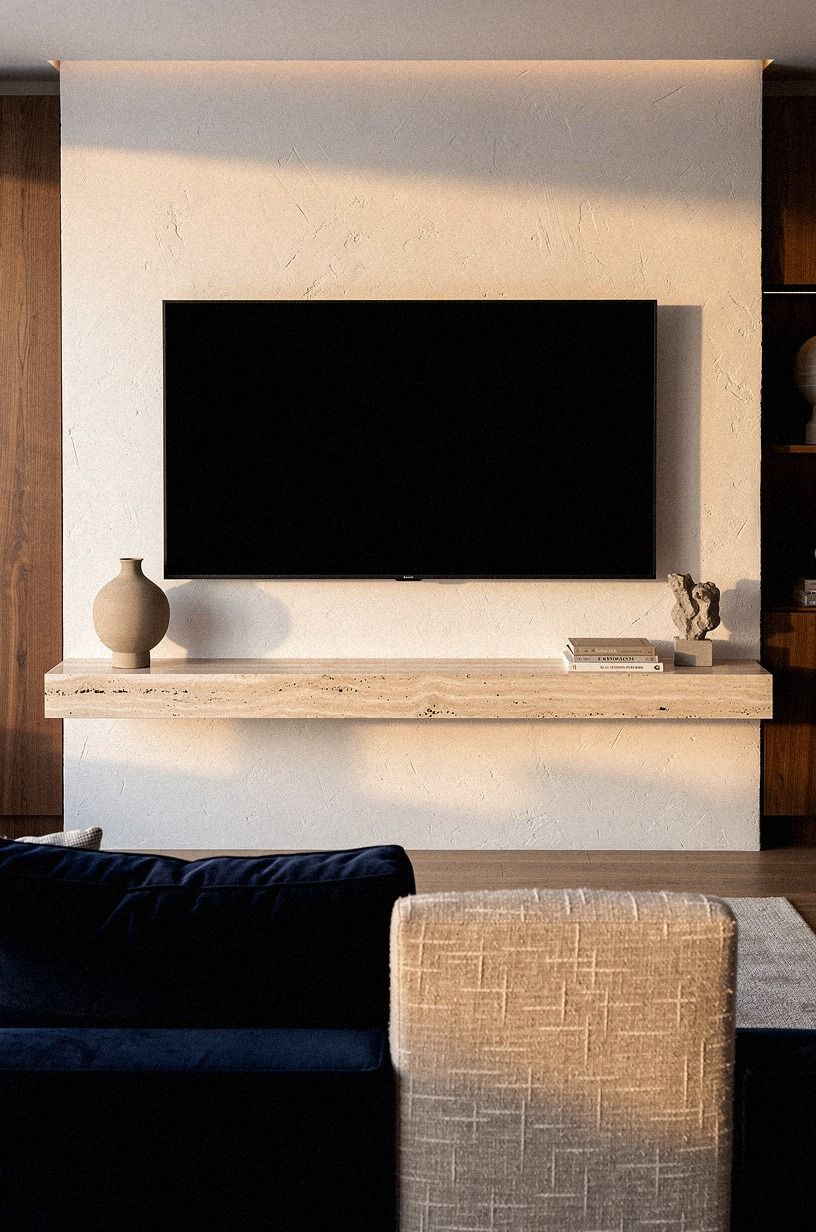 Paint the surround a warm plaster white