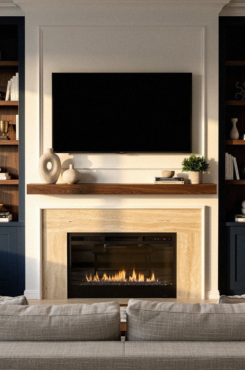 Set the mantel lower than expected