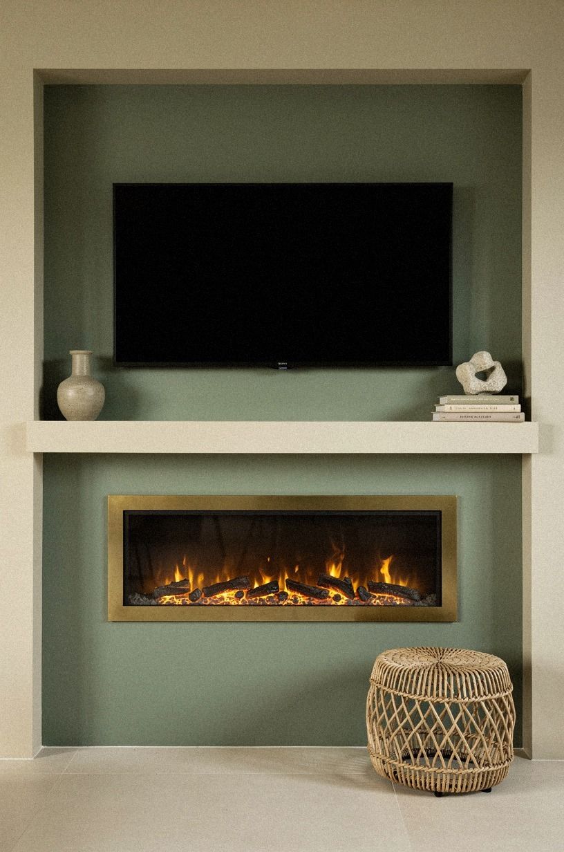 Why recess the TV instead of letting it float?