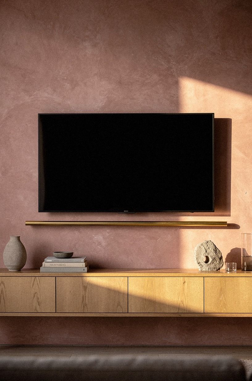 Run a brass rail along the mantel edge