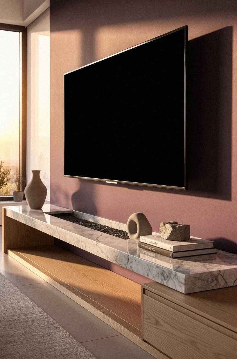 Place a stone trough below the screen