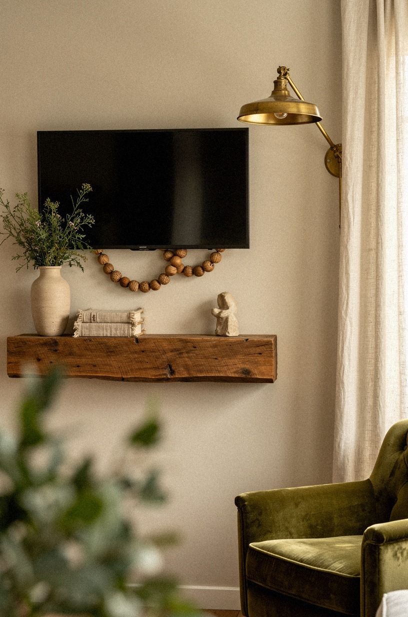 The Studio McGee Two-Wood Rule for chunky mantel beads