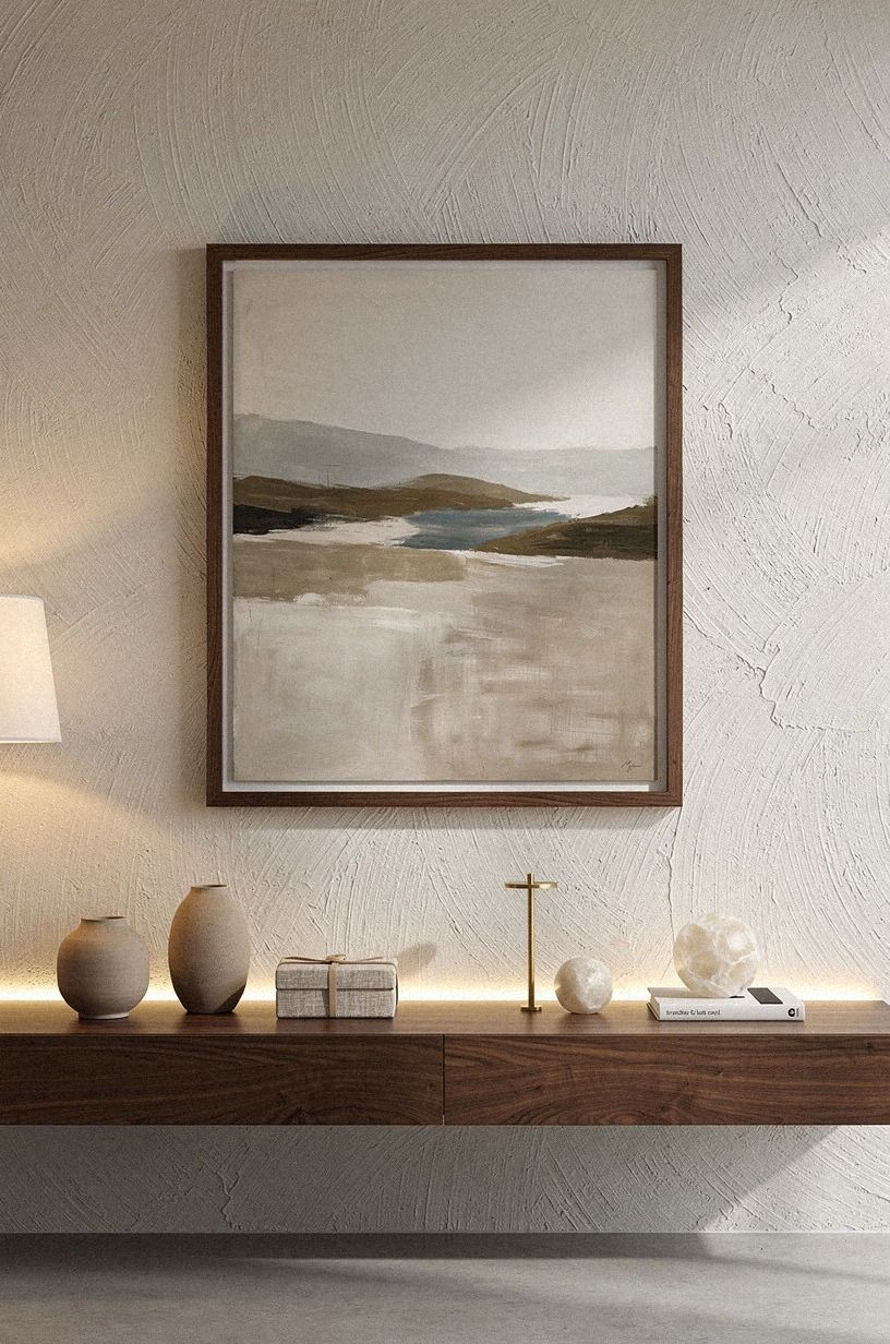 Choose a walnut bezel to match the mantel