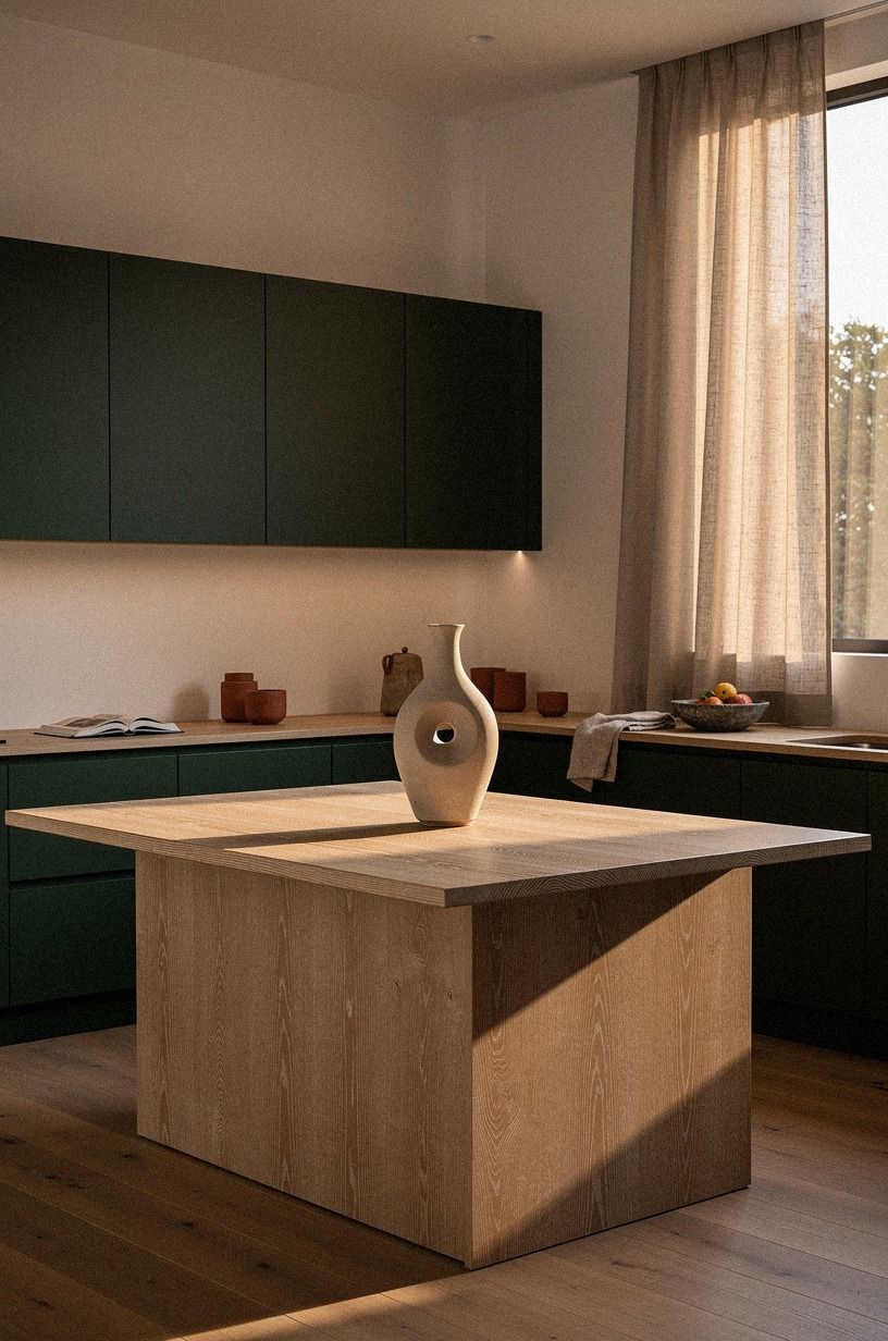 Finish with one sculptural ceramic vase