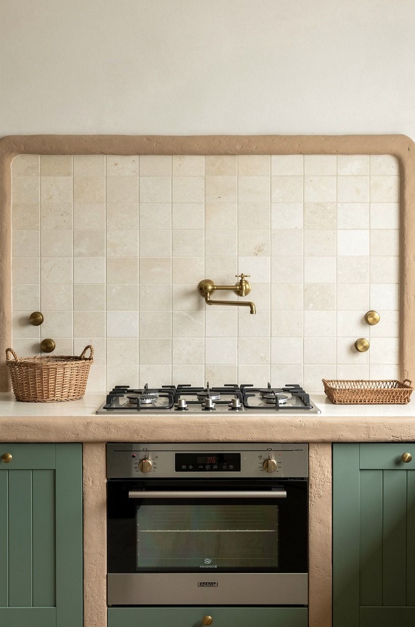 Frame the range with a soft clay border