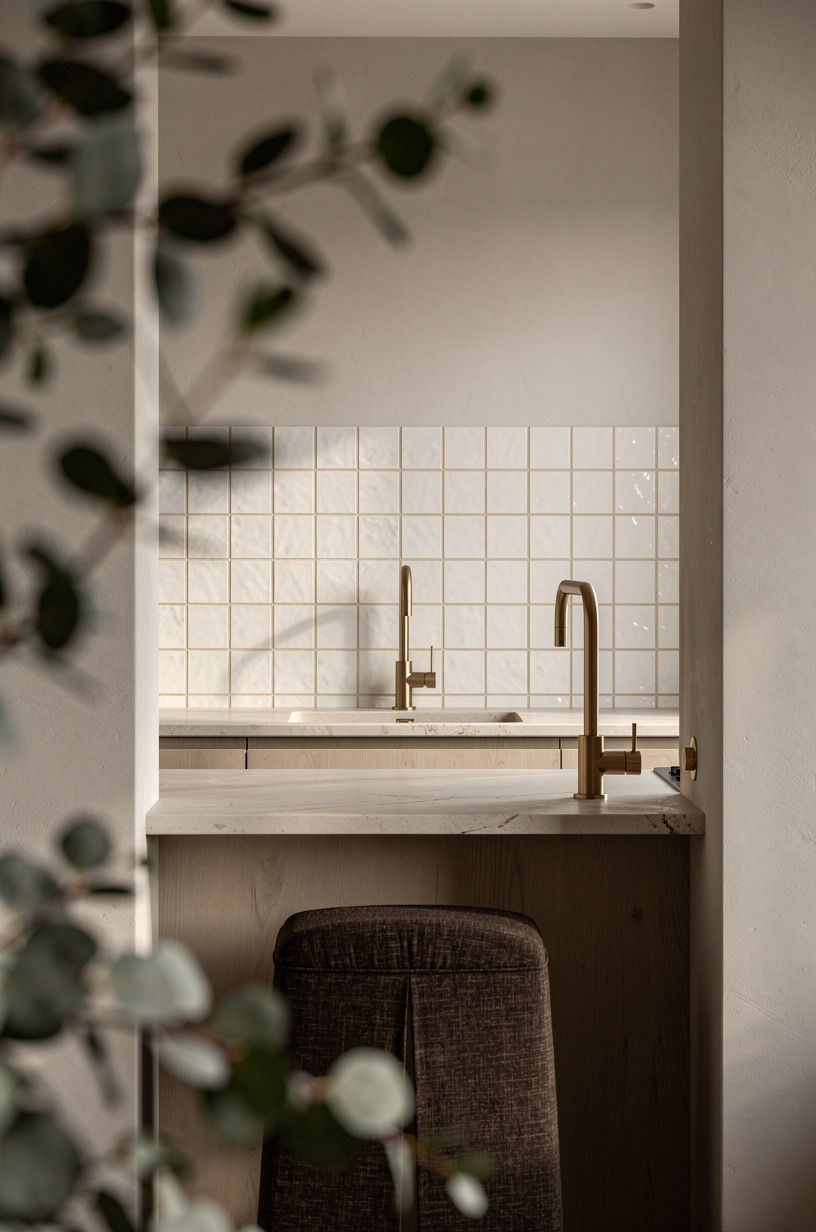 Why does sand-colored grout change the whole mood?