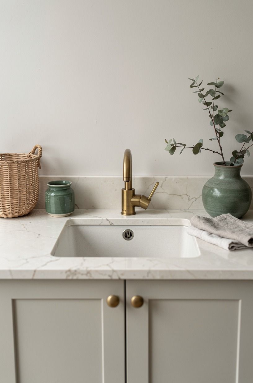 Choose an off white counter with soft veining (too plain, or exactly right?)