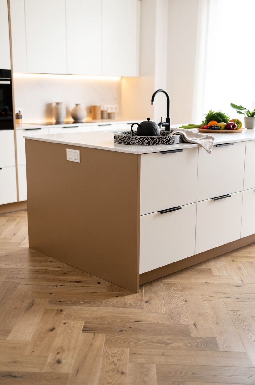 Try herringbone oak for subtle crafted movement