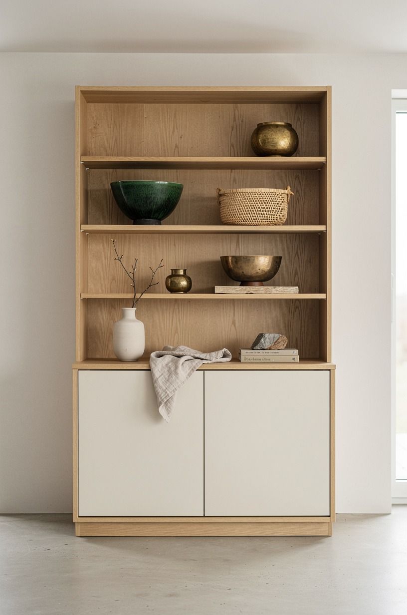 Build a floor to ceiling oak display