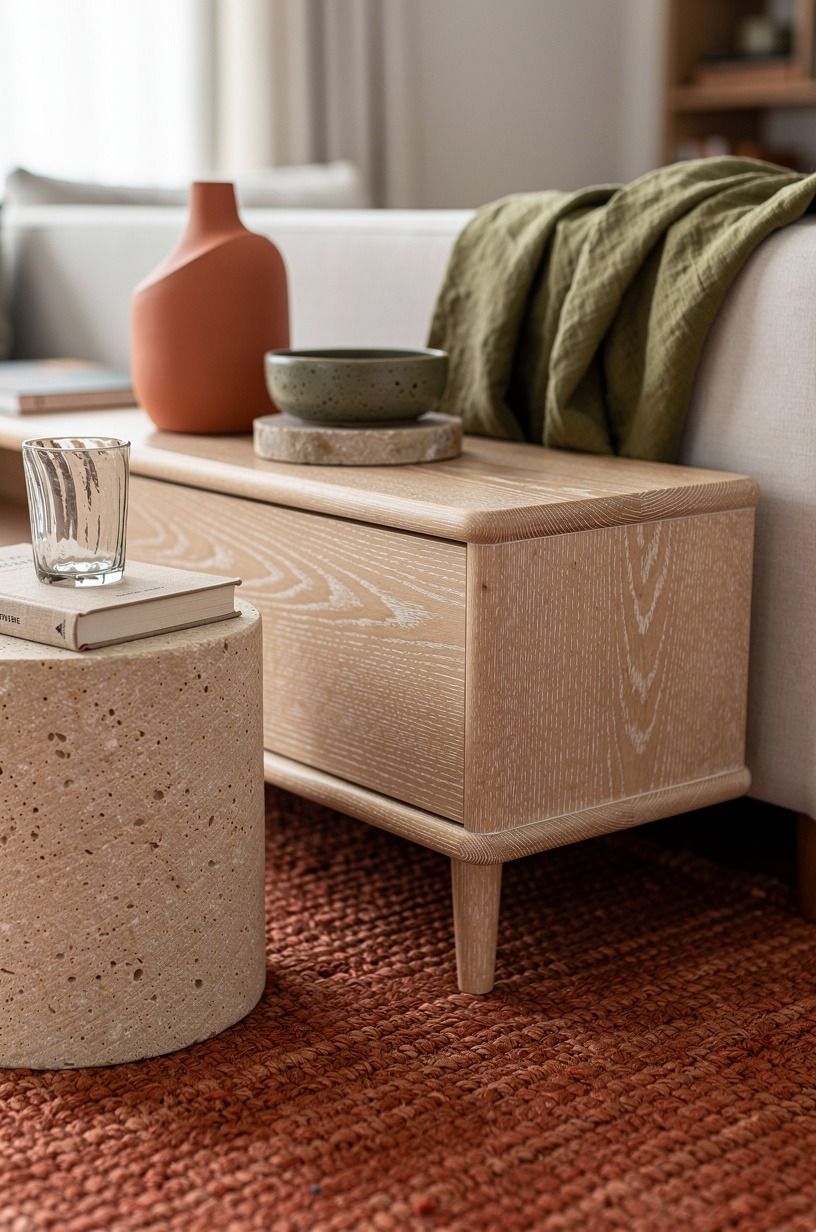 style the lower half with a warm, lived-in rule
