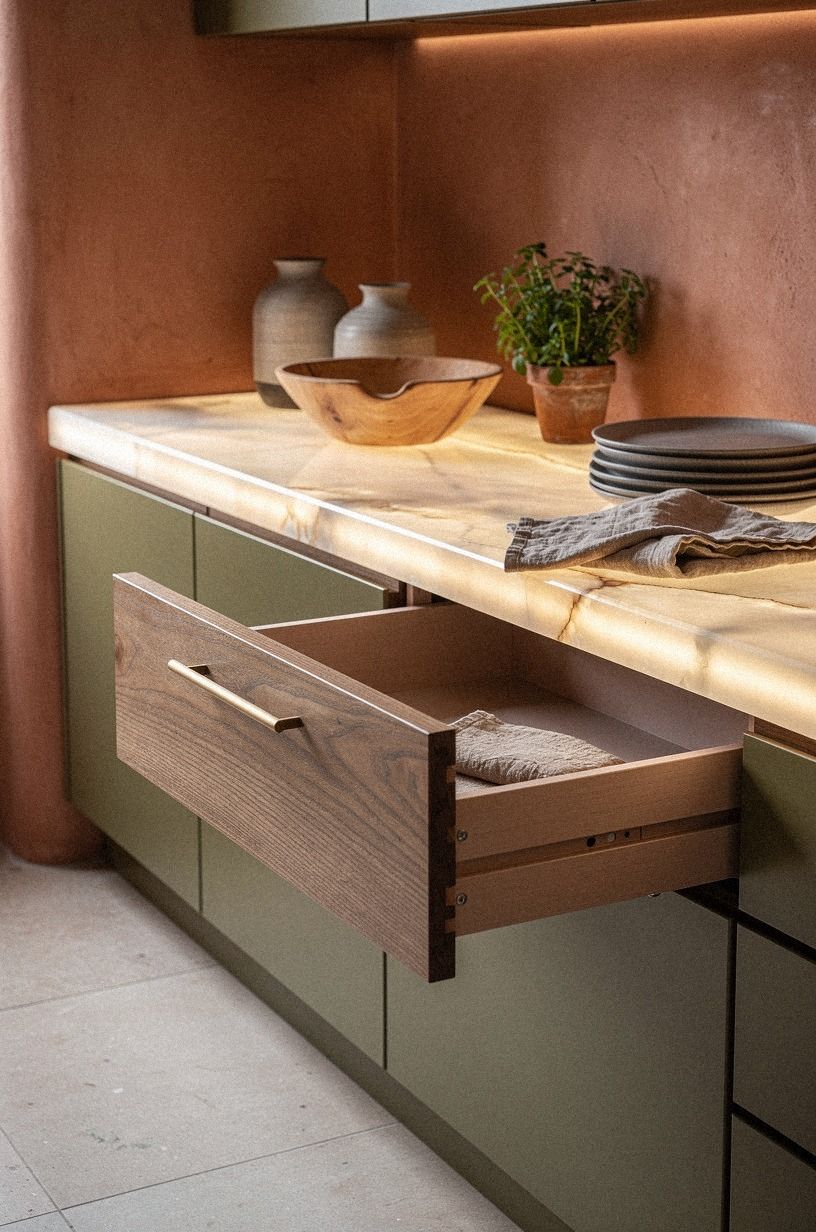 a drawer beats a countertop, every time