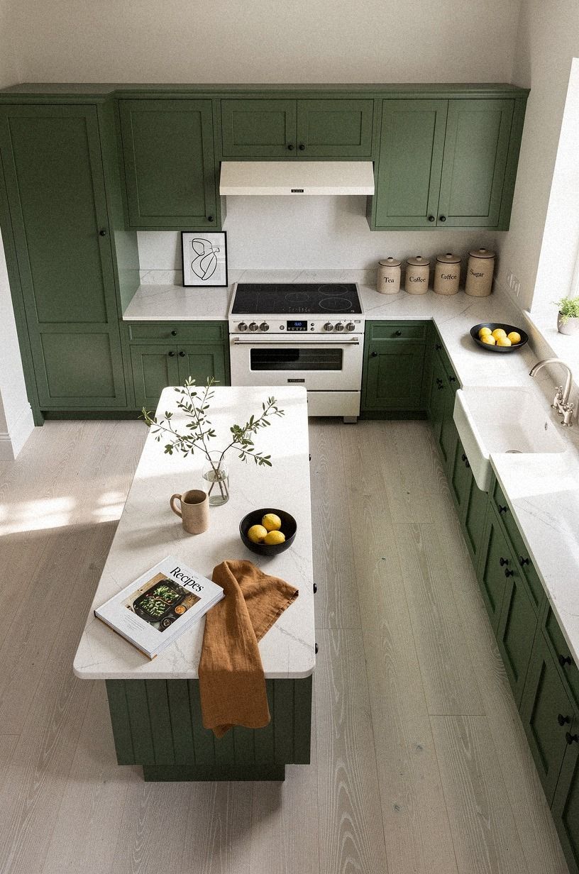 Anchor the Room With Farrow & Ball Studio Green