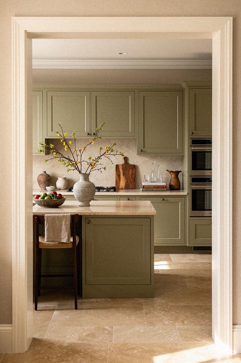 Linen-Toned Walls Read Softer Than Cream