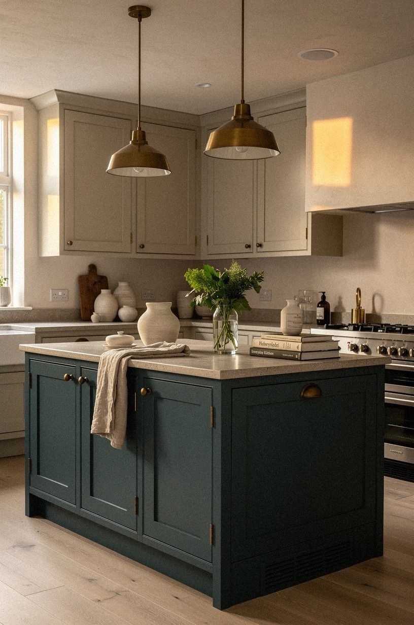 Paint the Island Farrow & Ball Inchyra Blue for Weight