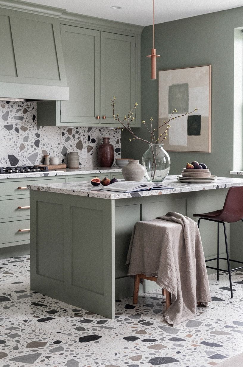 Sherwin-Williams Evergreen Fog for a Quiet Sage
