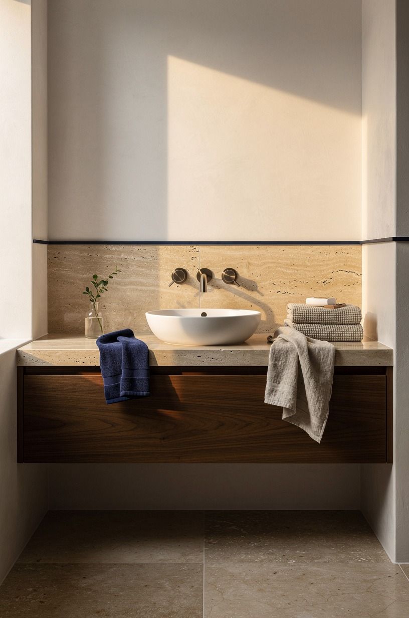 What Makes A Vessel Sink Work On Travertine?