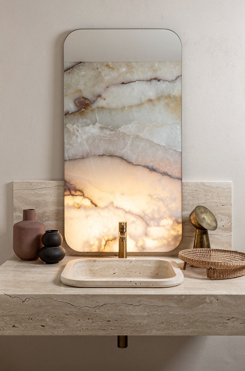 Finished With One Oversized Travertine Tray From CB2