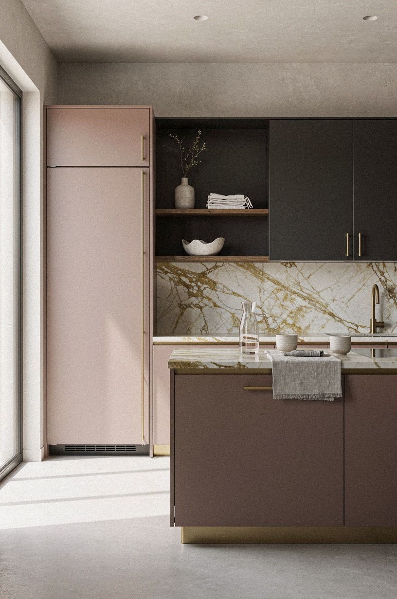 hide the small appliances in a single cabinet
