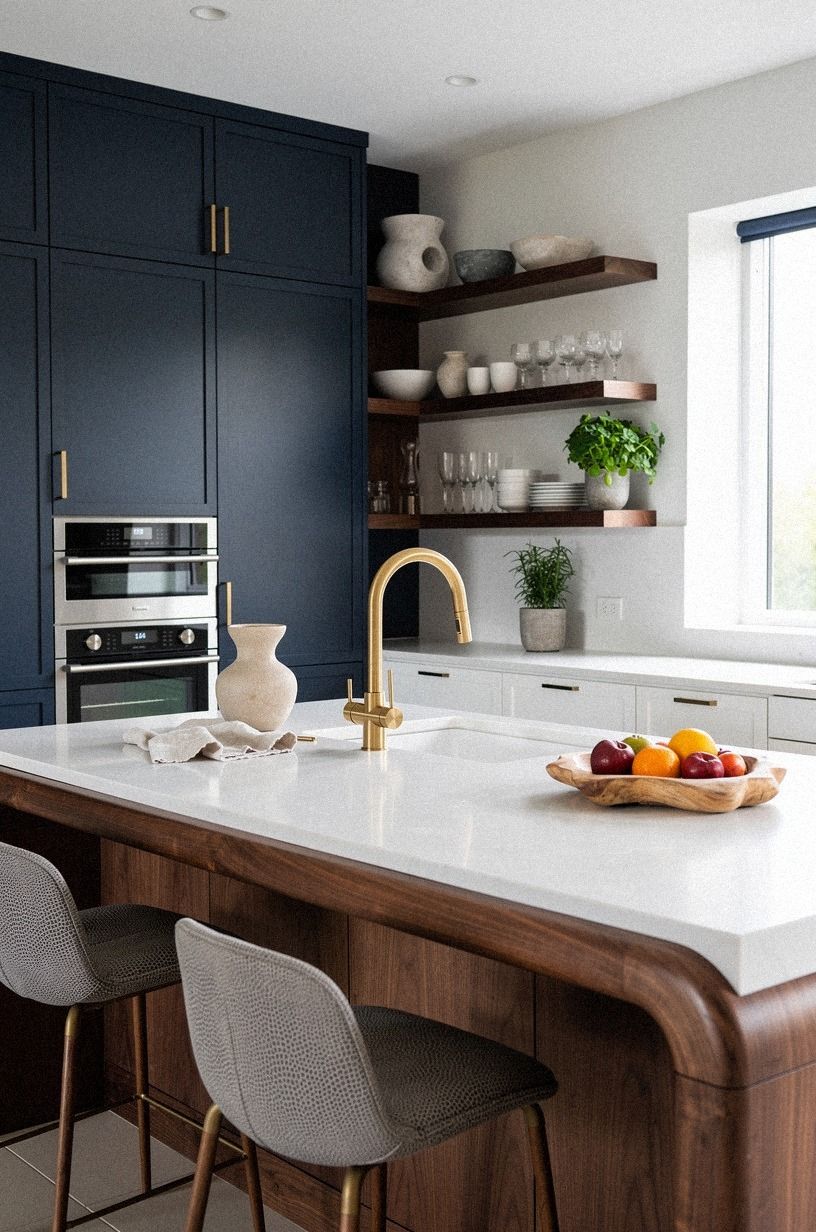 Could one brass faucet carry a whole kitchen?