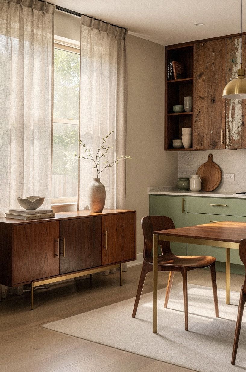 Frame the window with linen instead of vinyl