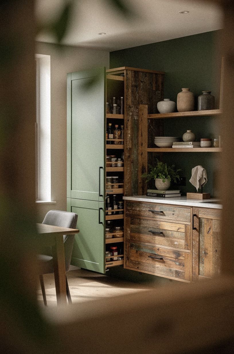Why Does a Slim Pull-Out Pantry Beat a Bank of Drawers?