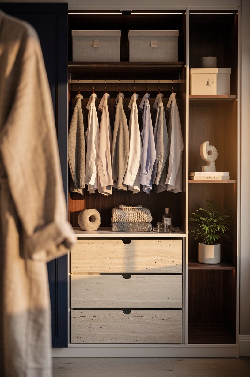 Build drawers under the lowest rail
