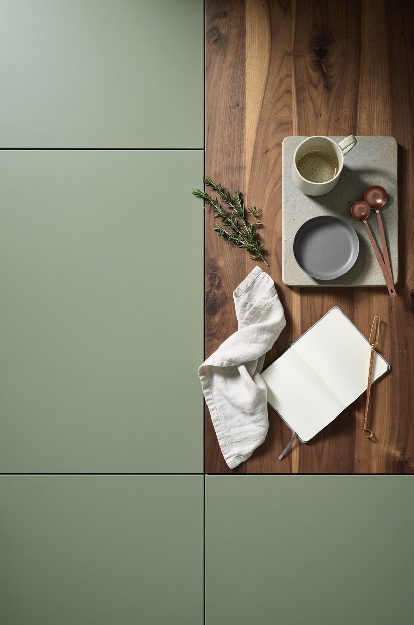 Chose flat-front doors with hidden pulls