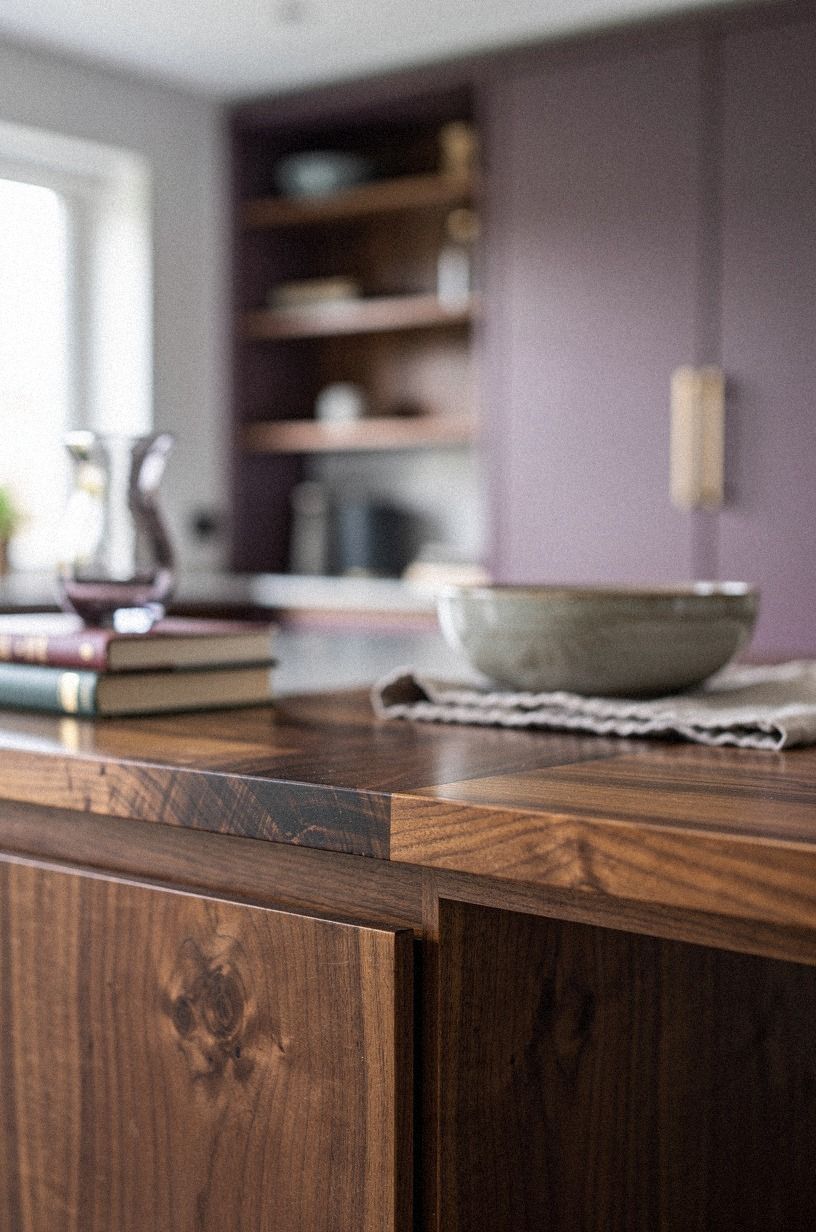 Open shelving beats uppers for the airy version
