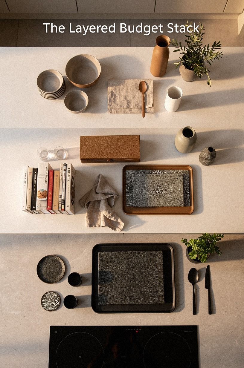 The Layered Budget Stack: build the project in three tiers