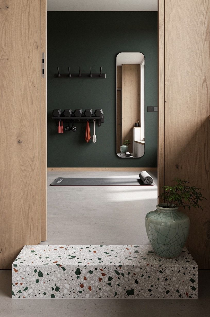 Pull the Benjamin Moore Kendall Charcoal HC-166 move on one wall