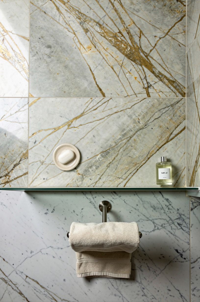 Place a towel hook just outside