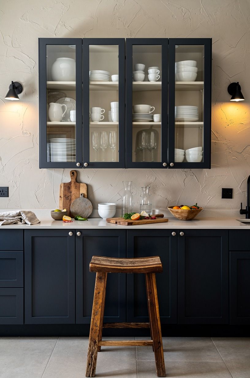 Wrap the pantry door in vertical planks