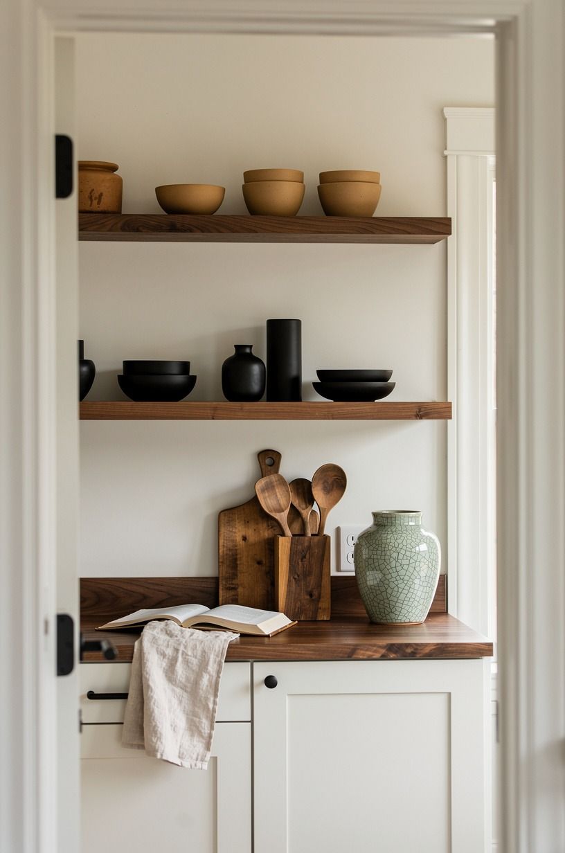 Build a plate rack into the backsplash
