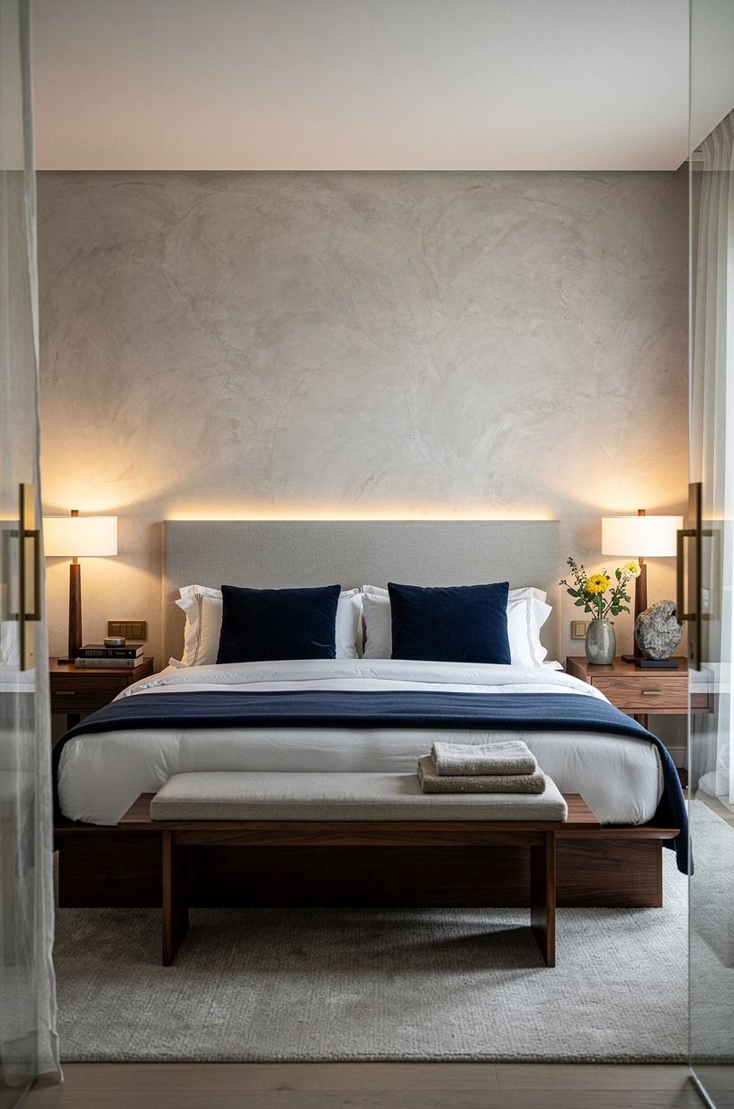 Glow the corners with low lamps