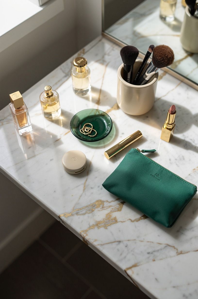 Float a slim makeup ledge
